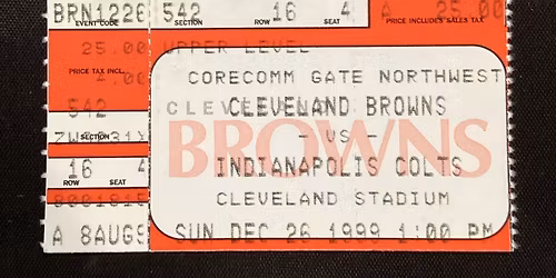 Indianapolis Colts at Cleveland Browns at Huntington Bank Field