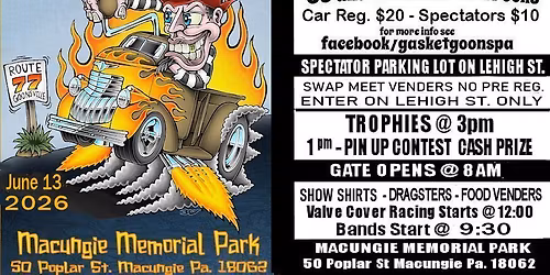 Car Show Gasket Goons Spring Showdown @ Macungie Park Pa.