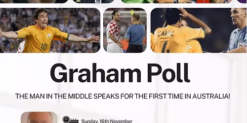 An evening with Premier League referee Graham Poll