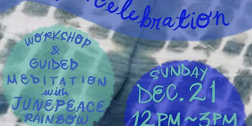 WINTER SOLSTICE CYANOTYPE CELEBRATION