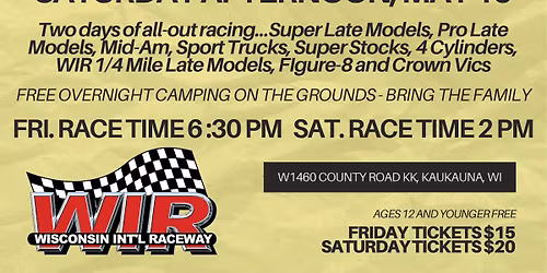 WIR Spring Classic & TUNDRA Super Late Models