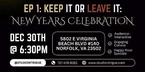 Keep It Or Leave It: New Years Celebration @ Boss Queens Soul Cafe