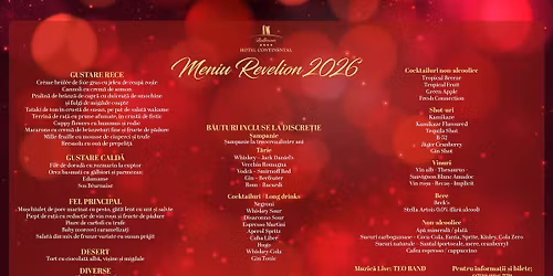 \u2728 Revelion 2026 la Continental Ballroom \u2728