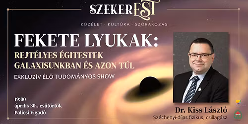 Fekete lyukak: rejt\u00e9lyes \u00e9gitestek galaxisunkban \u00e9s azon t\u00fal