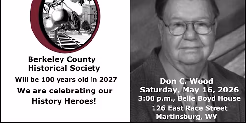 BCHS celebrates Don C. Wood, "Mr. Berkeley County"