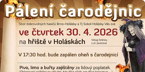 P\u00e1len\u00ed \u010darod\u011bjnic 2026