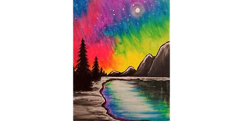 Mountain Sky Lights - Paint and Sip in Tyler | Classpop!\u2122