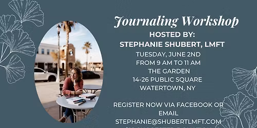 Journaling Workshop with Stephanie