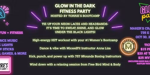 Glow in the Dark Fitness Party with Torrie's Bootcamp