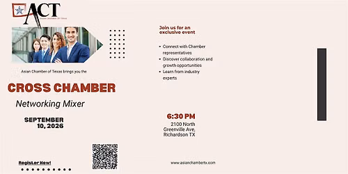 Asian Chamber of Texas - Cross Chamber Partnership Mixer