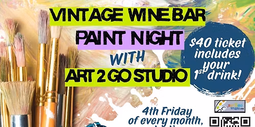 Paint Night with Art 2 Go Studio
