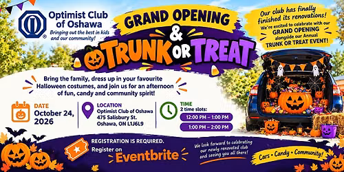 Optimist Club of Oshawa Trunk Or Treat