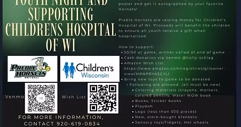 Preble Hornets Softball Youth Night