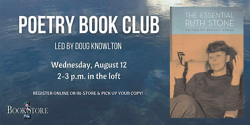 Poetry Book Club: "The Essential Ruth Stone"