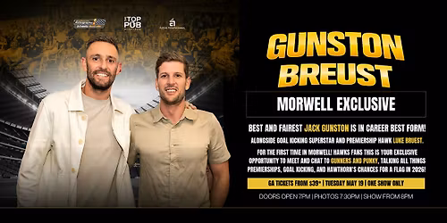 GUNSTON & BREUST LIVE at Morwell Hotel!
