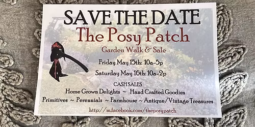 The Posy Patch Spring Garden Walk & Sale
