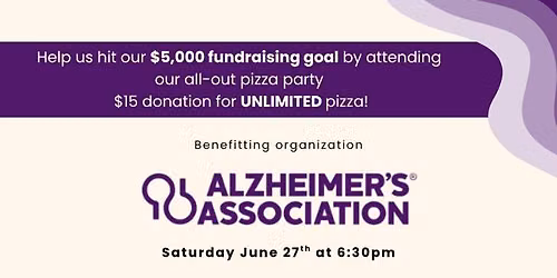 Pizza Party Fundraiser for Alzheimer\u2019s Association at Ludlow Coffee Co.
