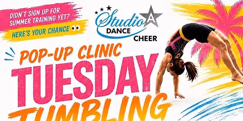 Pop-Up Tumbling Clinic: July