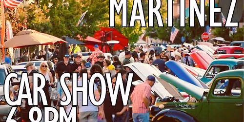 Downtown Martinez Car Show on Main Street