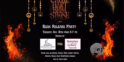 Brimstone Book Release Party with Romantasy and Ros\u00e9 Book Club