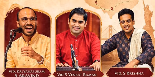 Kalyanapuram S. Aravind, vocal on Sunday August 30 at 4pm @ CVHTS Middletown