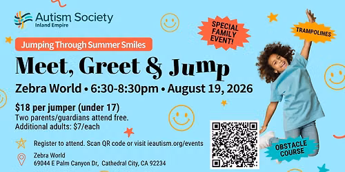 Meet, Greet & Jump Night - Jumping Through Summer Smiles