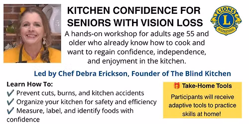 Kitchen Confidence for Seniors with Vision Loss