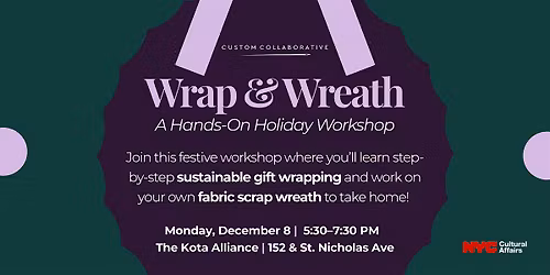 Wrap & Wreath: Eco Holiday Workshop
