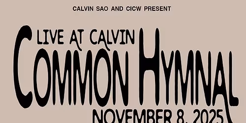 Common Hymnal at Calvin University