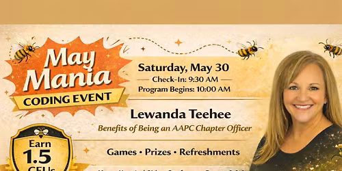 May Mania 2026 - Featuring Guest Speaker Lewanda Teehee 