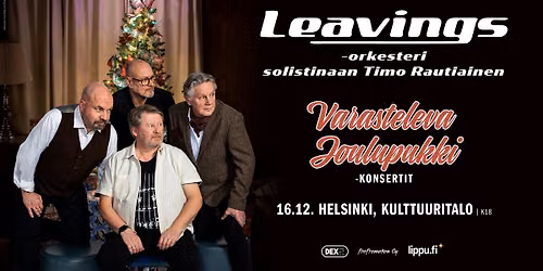 Leavings Orkesteri solistinaan Timo Rautiainen \/ Varasteleva joulupukki -konsertti Helsinki 16.12.