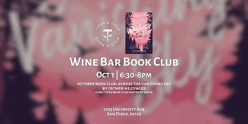 Wine Bar Book Club - October