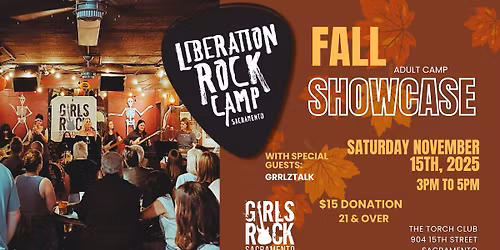 Liberation Rock Camp - Adult Camp Showcase!