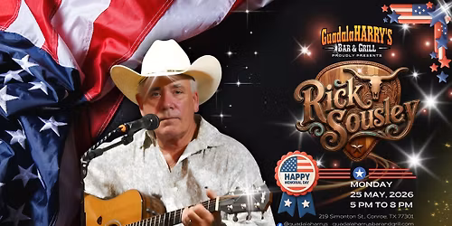 RICK SOUSLEY - MEMORIAL DAY Live Music!