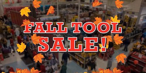 Fall Tool Sale