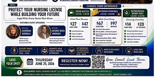 AUTHORITY MIXERS!  Protect Your Nursing License While Building Your Future