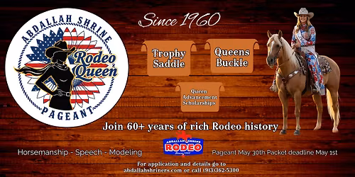 Miss Abdallah Shrine Rodeo Queen Pageant