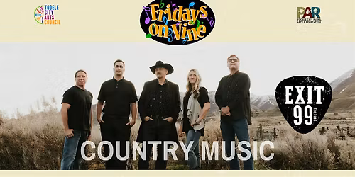 Free Country Concert in the Park: Exit 99 at Fridays on Vine!