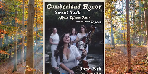 Cumberland Honey Album Release Party wsg Rivers at The Abbey Bar | Harrisburg PA
