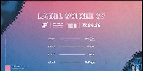 Pavillonn Label Soir\u00e9e Club