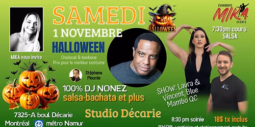 SAMEDI 1 nov. Studio D\u00e9carie, DJ NONEZ - HALLOWEEN