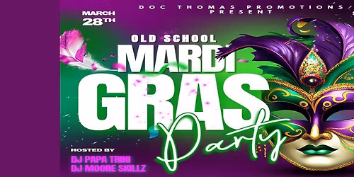 March Madness Old School Party with Mardi Gras Twist