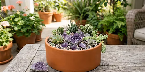 Crystal & Succulent Garden Workshop