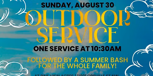 OUTDOOR WORSHIP SERVICE