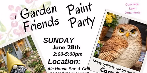 Garden Paint Party - All Ages 