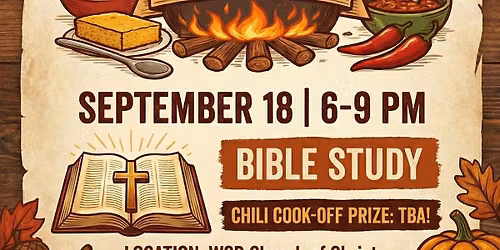WSR FALL MEN\u2019S NIGHT (and Chili Cook-Off)