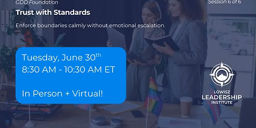 SOLD OUT! GDD Foundation: Trust with Standards