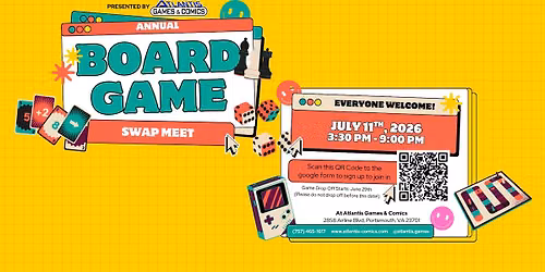 Annual Board Game Swap Meet - Atlantis Portsmouth