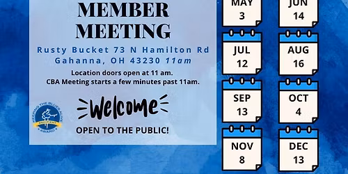 OPEN TO PUBLIC: CBA Monthly Member Meeting 2026