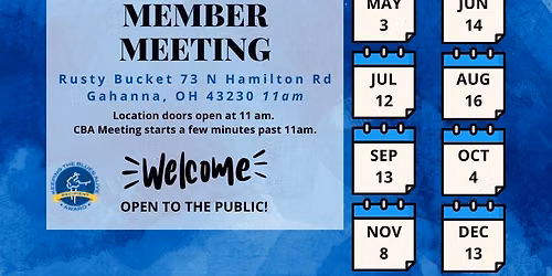 OPEN TO PUBLIC: CBA Monthly Member Meeting 2026